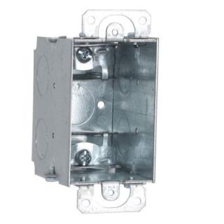 Raco 2 1/2 in. Deep Gangable Switch Box with Armored Cable/Metal Clad/Flex Clamps and Plaster Ears (50 Pack) 570RAC