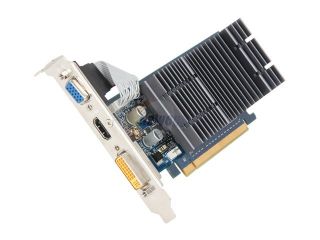 Open Box ASUS GeForce 8400 GS DirectX 10 EN8400GS 512 CO 4R 512MB DDR2 PCI Express 2.0 x16 HDCP Ready Video Card