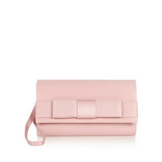 Debut Pink satin bow bag