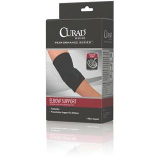 Curad Neoprene Elbow Support with Compression Strap