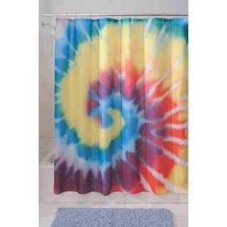 InterDesign Bright Tie Dye Shower Curtain