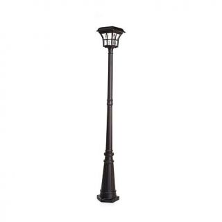 HGTV HOME Solar Powered Color Changing LED Post Light   7804874