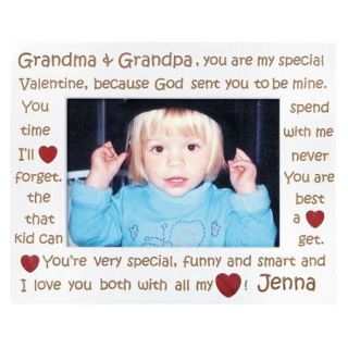 Personalized Grandma & Grandpa Valentine Frame