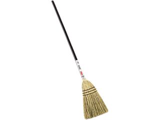Rubbermaid Commercial RCP 6373 BRO Lobby Corn Fill Broom, 38" Handle, Brown