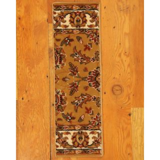 Sydney Gold Classic Persian Stair Tread by Natural Area Rugs