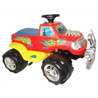 New Star Monster Truck Battery Powered Ride On Toy in Red