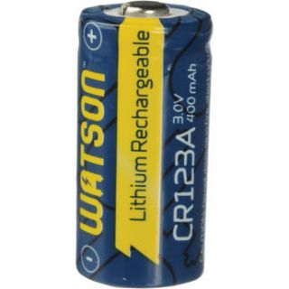 Used Watson CR123A Rechargeable Lithium Battery CR123A 3V