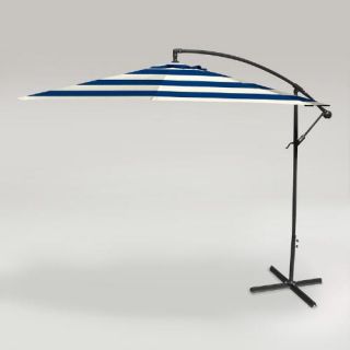 Cafe Stripe Outdoor 10 ft Cantilever Umbrella
