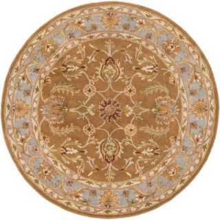 Artistic Weavers Oxford Isabelle Chocolate 6 ft. x 6 ft. Round Indoor Area Rug AWDE2005 6RD
