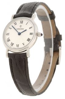 Concord Bennington Womens Leather Strap Watch  ™ Shopping