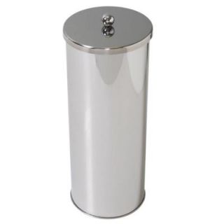 Zenna Home Toilet Paper Holder Canister in Polished Chrome 7666ST
