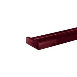 Home Decorators Collection 36 in. x 5.25 in. Dark Cherry Euro Floating Wall Shelf 2455420130