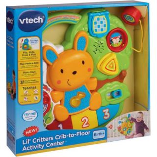 vtech lil critters crib to floor activity center