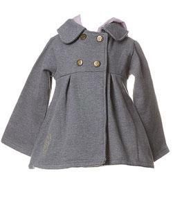 Flapdoodles Toddler Girls Grey Hooded Jacket  ™ Shopping