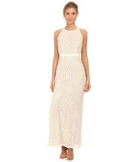 Laundry By Shelli Segal Embellished Sleeveless Open Back Gown