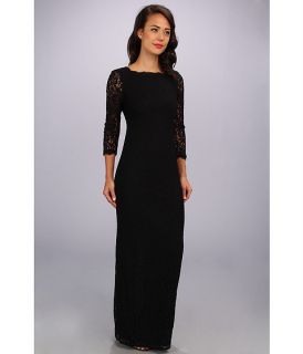 adrianna papell long sleeve lace gown, Clothing, Women