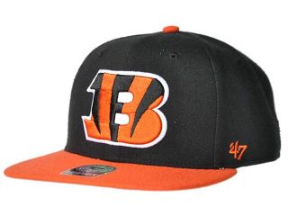 Cincinnati Bengals 47 Brand Black Orange AFC Adjustable Strapback Hat Cap 