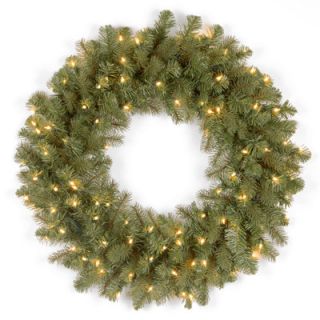 downswept douglas feel real fir wreath with 50