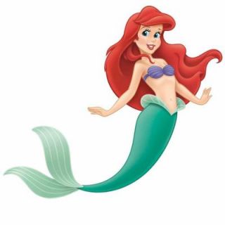 RoomMates Disney Princess Little Mermaid Peel and Stick Giant Wall Decal DISCONTINUED RMK1489GM