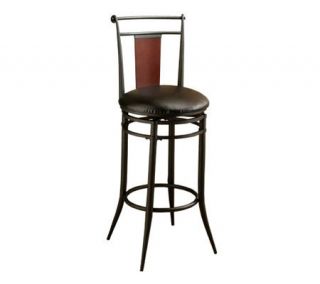 Hillsdale Furniture Midtown Swivel Wood Back Counter Stool —