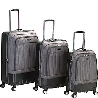 Rockland Luggage 3 Piece Milan Hybrid Luggage Set