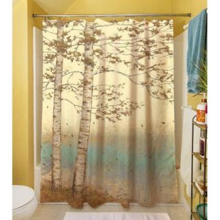 Thumbprintz Golden Birch II Shower Curtain