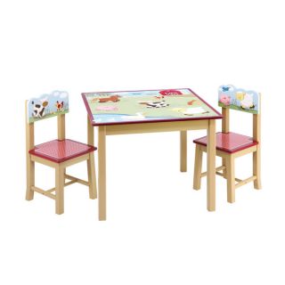Fantasy Fields   Happy Farm Table & Set of 4 Chairs