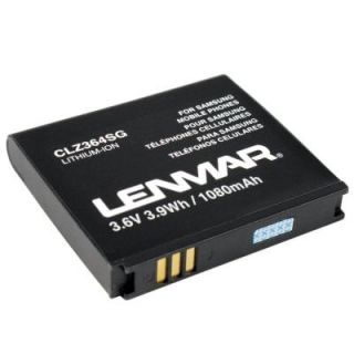 Lenmar Lithium Ion 1080mAh/3.6 Volt Mobile Phone Replacement Battery CLZ364SG