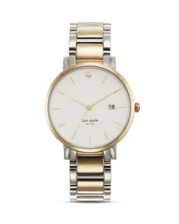 kate spade new york Large Two Tone Gramercy Watch, 38mm