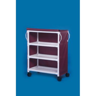 Innovative Products Unlimited Deluxe 3 Shelf Linen Cart