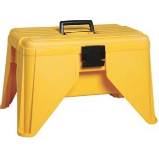 Step Stool with Tool Storage Box   Stand N Store™
