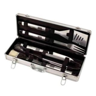 Picnic Time Fiero 5 Piece Grill Tool Set with Aluminum Case 681 00 179