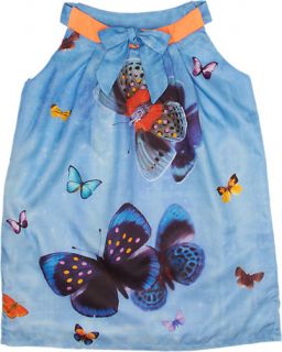 Anne Kurris Sleeveless Butterfly Print Dress