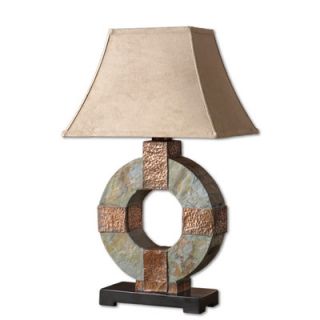 Uttermost Slate 29 H Table Lamp with Bell Shade
