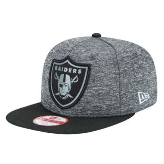 Oakland Raiders New Era NFL Gray Collection Original Fit 9FIFTY Adjustable Hat   Gray/Black