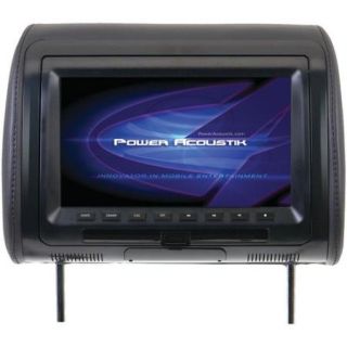 Power Acoustik HDVD91CC 9" Headrest Monitor 3 Color Skins LCD/DVD USB/SD