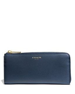 COACH Slim Zip Wallet in Saffiano Leather