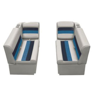 Toonmate Deluxe Pontoon Furniture with Toe Kick Base   Front Lounge Package