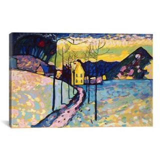 iCanvas 'Winter Landscape' by Wassily Kandinsky Painting Print on Canvas