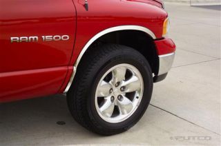 2002 2009 Dodge Ram Fender Trim   Putco 97301   Putco Stainless Steel Fender Trim