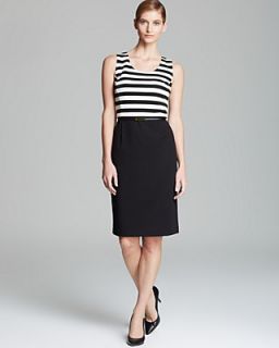 Jones New York Collection Stripe Sleeveless Dress