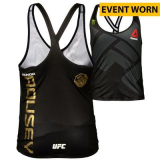 Ronda Rousey Ultimate Fighting Championship  Authentic UFC 190 Rousey vs. Correia Event Worn Fight Tank   Defeated Bethe Correia via First Round Knockout to Retain the Womens Bantamweight Championship