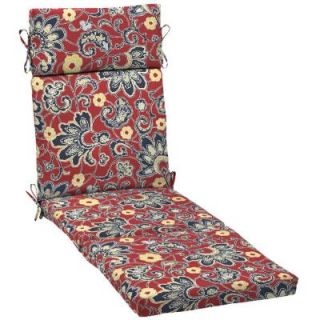 Hampton Bay Karen Outdoor Chaise Lounge Cushion AD25853B 9D1