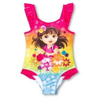 Toddler Girls Dora the Explorer One Piece Swimsuit