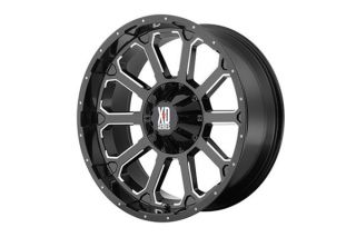 XD Series XD80629086330   5 x 150mm Bolt Pattern Black 20" x 9" XD Series 806 Bomb Gloss Black Wheels   Alloy Wheels & Rims