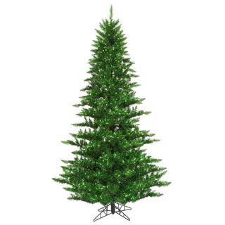 Vickerman 3 Tinsel Green Fir Artificial Christmas Tree with 100 Mini