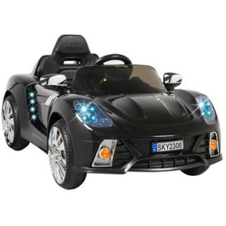 12V Ride On Car Kids W/  Electric Battery Power Remote Control RC Black