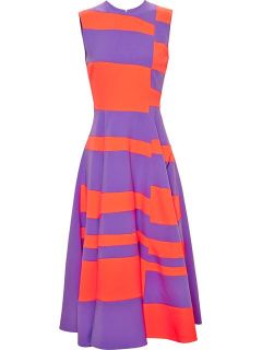 Roksanda Colour Block Crepe Dress