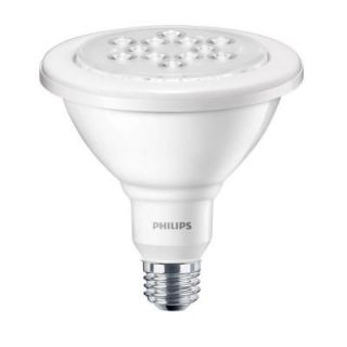 Philips 90W Equivalent Bright White (3000K) PAR38 Wet Rated Outdoor and Security LED Flood Light Bulb 435008