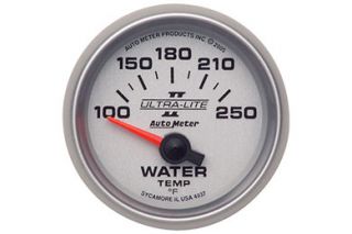 AutoMeter 4937   Range 100°   250° F, short sweep/electric Water Temperature   2 1/16" Temperature   Gauges